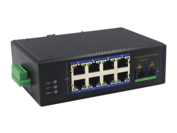 1*100Base-X Optical, 8*10/100Base-T Unmanaged Industrial Ethernet Switches