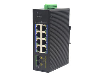 1*100Base-X Optical, 8*10/100Base-T Unmanaged Industrial Ethernet Switches