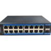 2*1000Base-X Optical, 16*10/100/1000Base-T Unmanaged Industrial Ethernet Switches