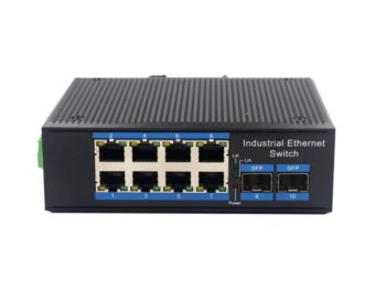 2*1000Base-X Optical, 8*10/100/1000Base-T Unmanaged Industrial Ethernet Switches