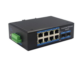 2*1000Base-X Optical, 8*10/100/1000Base-T Unmanaged Industrial Ethernet Switches