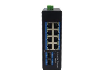 2*1000Base-X Optical, 8*10/100/1000Base-T Unmanaged Industrial Ethernet Switches