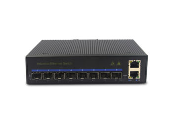 8*10/100/1000Base-X SFP, 2*10/100/1000Base-T Unmanaged Industrial Ethernet Switches