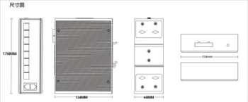 8*10/100/1000Base-X SFP, 2*10/100/1000Base-T Unmanaged Industrial Ethernet Switches