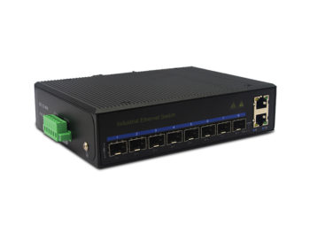 8*10/100/1000Base-X SFP, 2*10/100/1000Base-T Unmanaged Industrial Ethernet Switches