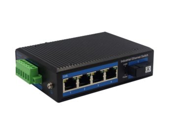 1*100Base-X Optical, 4*10/100Base-T Unmanaged Industrial Ethernet PoE Switches