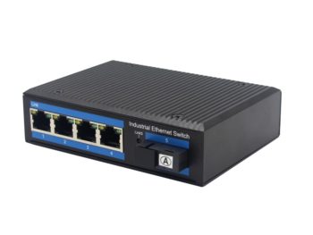 1*100Base-X Optical, 4*10/100Base-T Unmanaged Industrial Ethernet PoE Switches