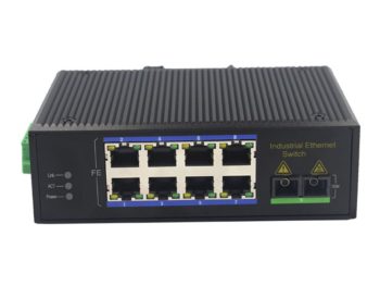 1*100Base-X Optical, 8*10/100Base-T Unmanaged Industrial Ethernet PoE Switches