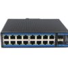 2*1000Base-T X Optic SFP 16*10/100Base-T managed Industrial Ethernet Switches