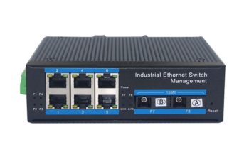 2*100Base-T X Optic 6*10/100Base-T managed Industrial Ethernet PoE Switches
