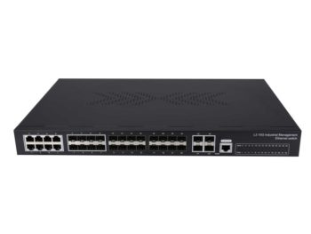 4*10G Base-T SFP Optic+8*1000Base-T Eth 24*10/100/1000Base-T managed Industrial Ethernet Converge Switches