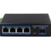 1*100Base-X Optical, 4*10/100Base-T Unmanaged Industrial Ethernet Switches