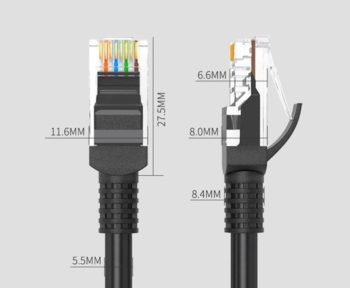 network cable patch cord RJ45 cat5e cat6 pigtail