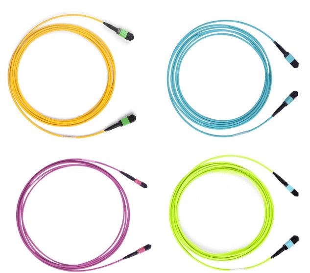 MPO (Multi-fiber Push On) Fiber Optic Cable Connector 